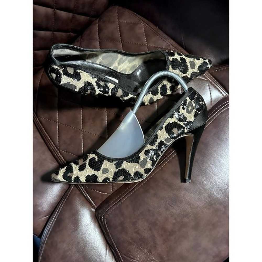 MANOLO BLAHNIK LADIES ANIMAL PRINT SHEER PUMPS SZ… - image 3