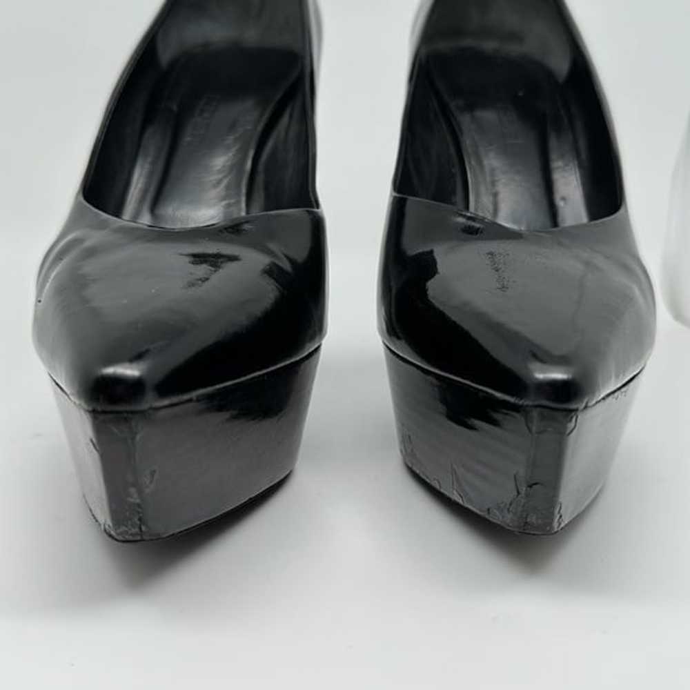 Jil Sander Patent Leather Black Pointed Toe Platf… - image 6