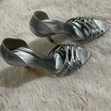 Sergio Rossi metallic silver stilettos size 39 EU - image 1