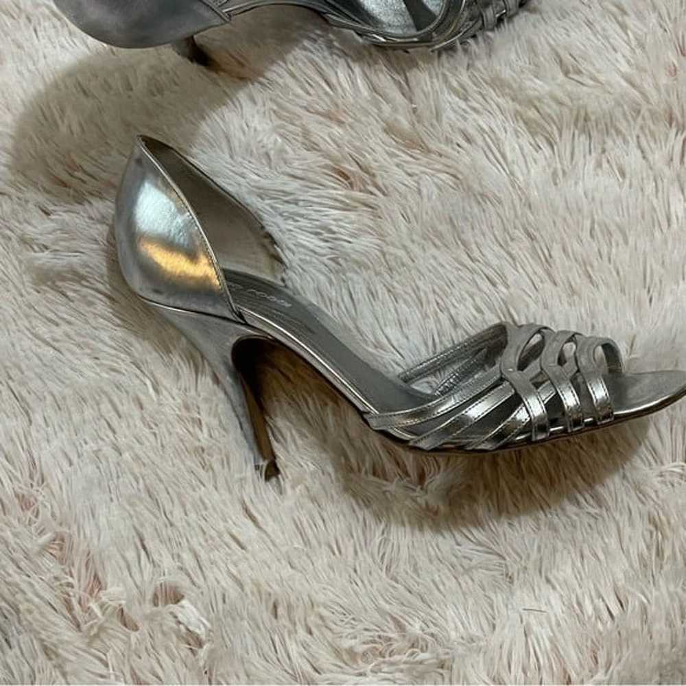 Sergio Rossi metallic silver stilettos size 39 EU - image 2