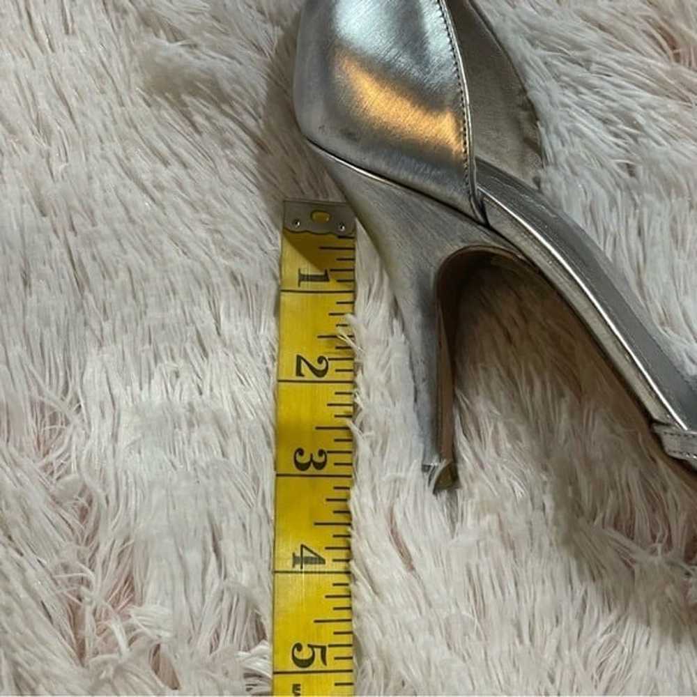 Sergio Rossi metallic silver stilettos size 39 EU - image 3