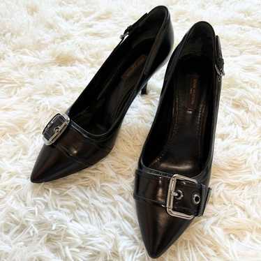 Louis Vuitton high heel pumps, calf leather, black