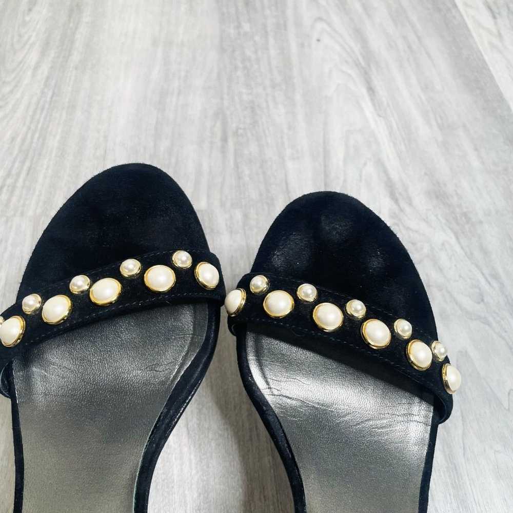 Stuart Weitzman More Pearl Black Heels - image 2