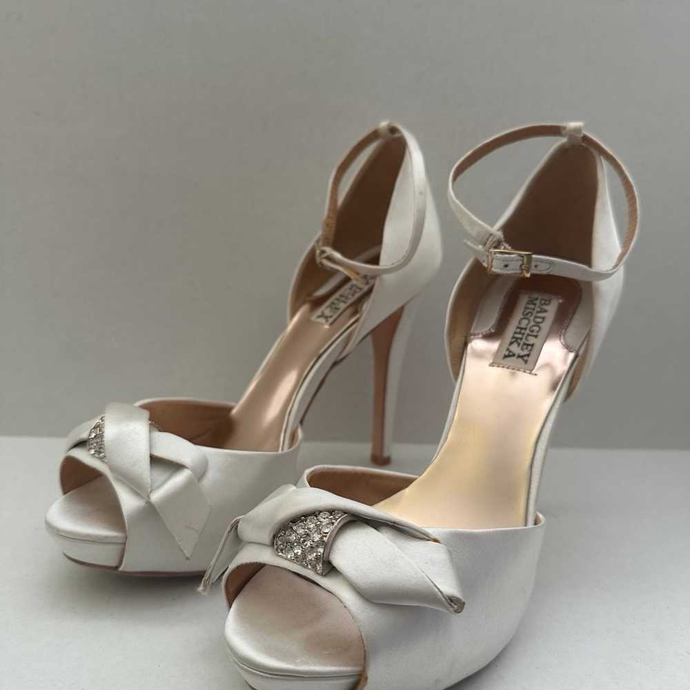 Badgley Mischka Odell Peeptoe Sandal - 7.5 - image 1