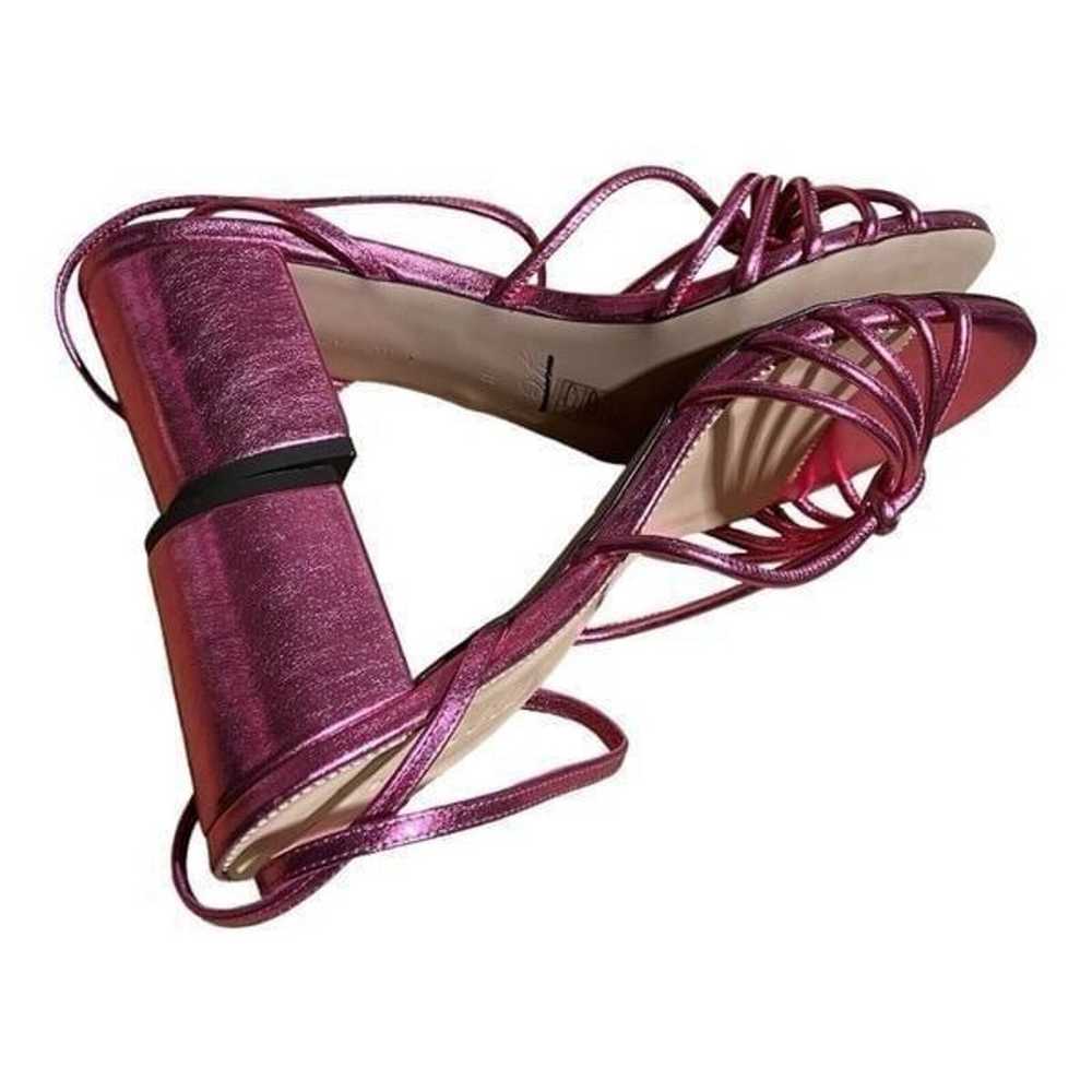 J Crew Shoes WMNS 11 Pink Metallic Lucie Strappy … - image 6