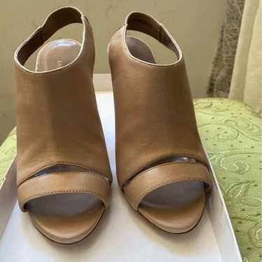 Loeffler Randall taupe heel leather shoes