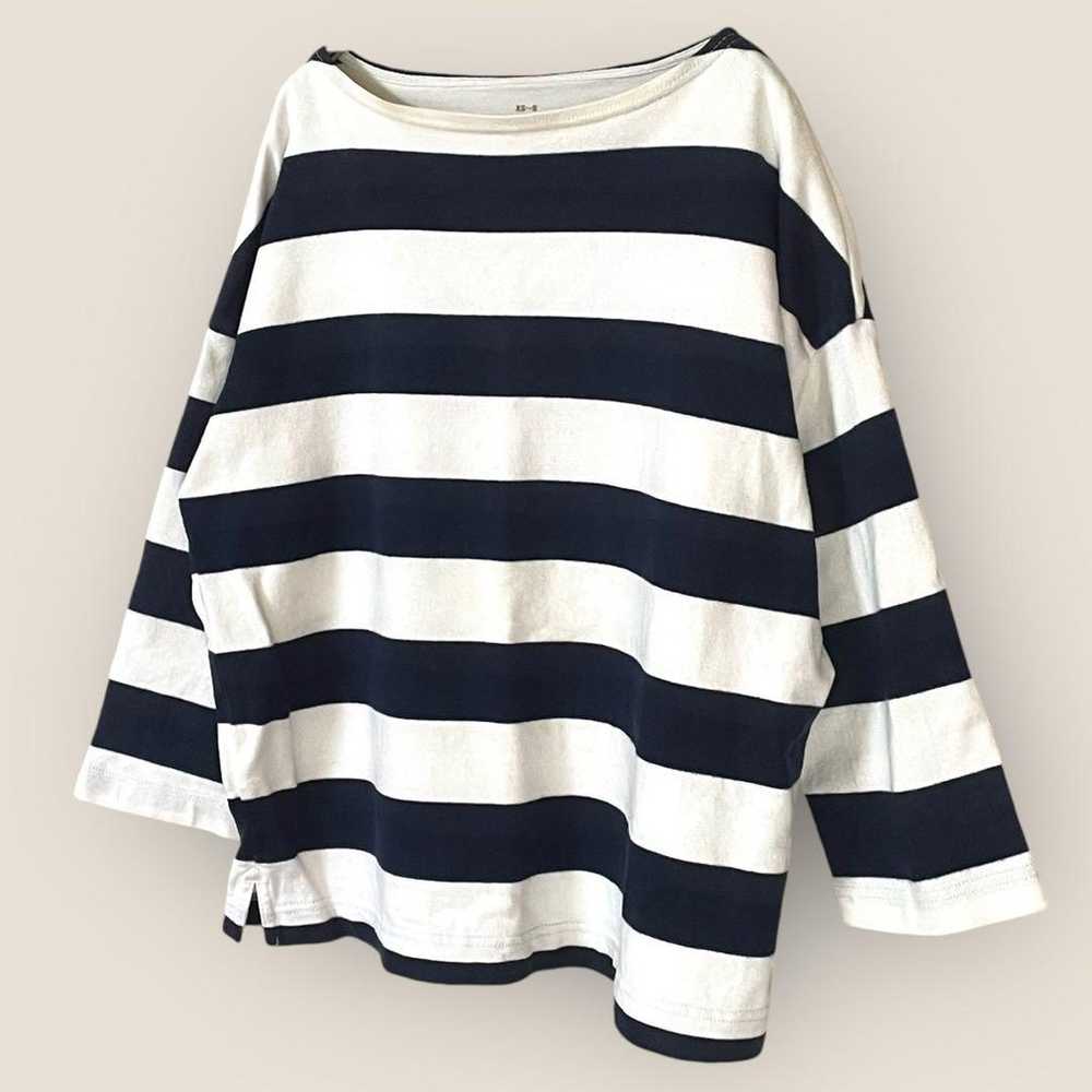 MUJI Good Design Planning Border T-shirt Cotton A… - image 2