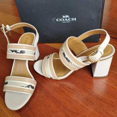 Coach block Heels! These are so comfortable on! Th