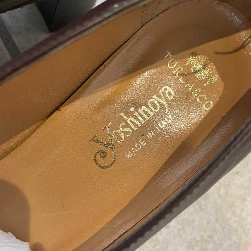 【Excellent Condition】yoshinoya Ginza Pumps Brown … - image 2