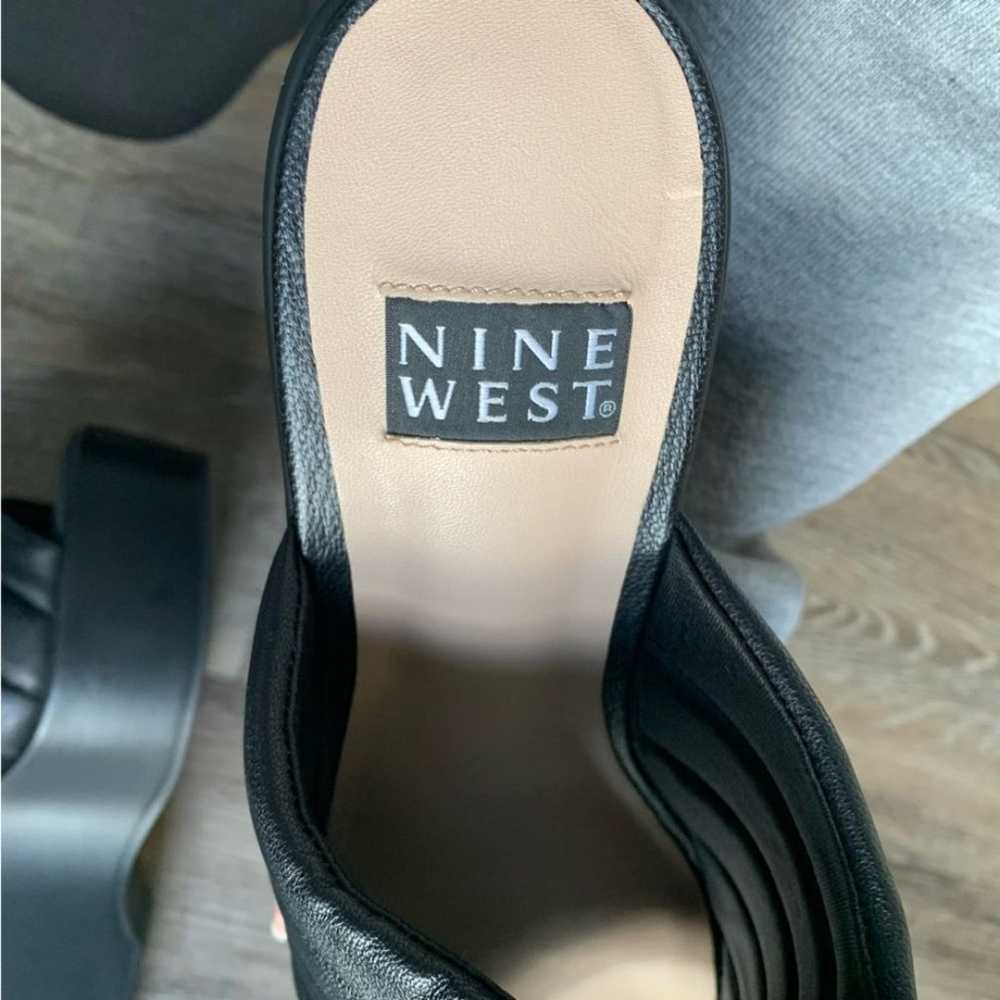 Nine West Millie Black Platform Mules 40th Annive… - image 5