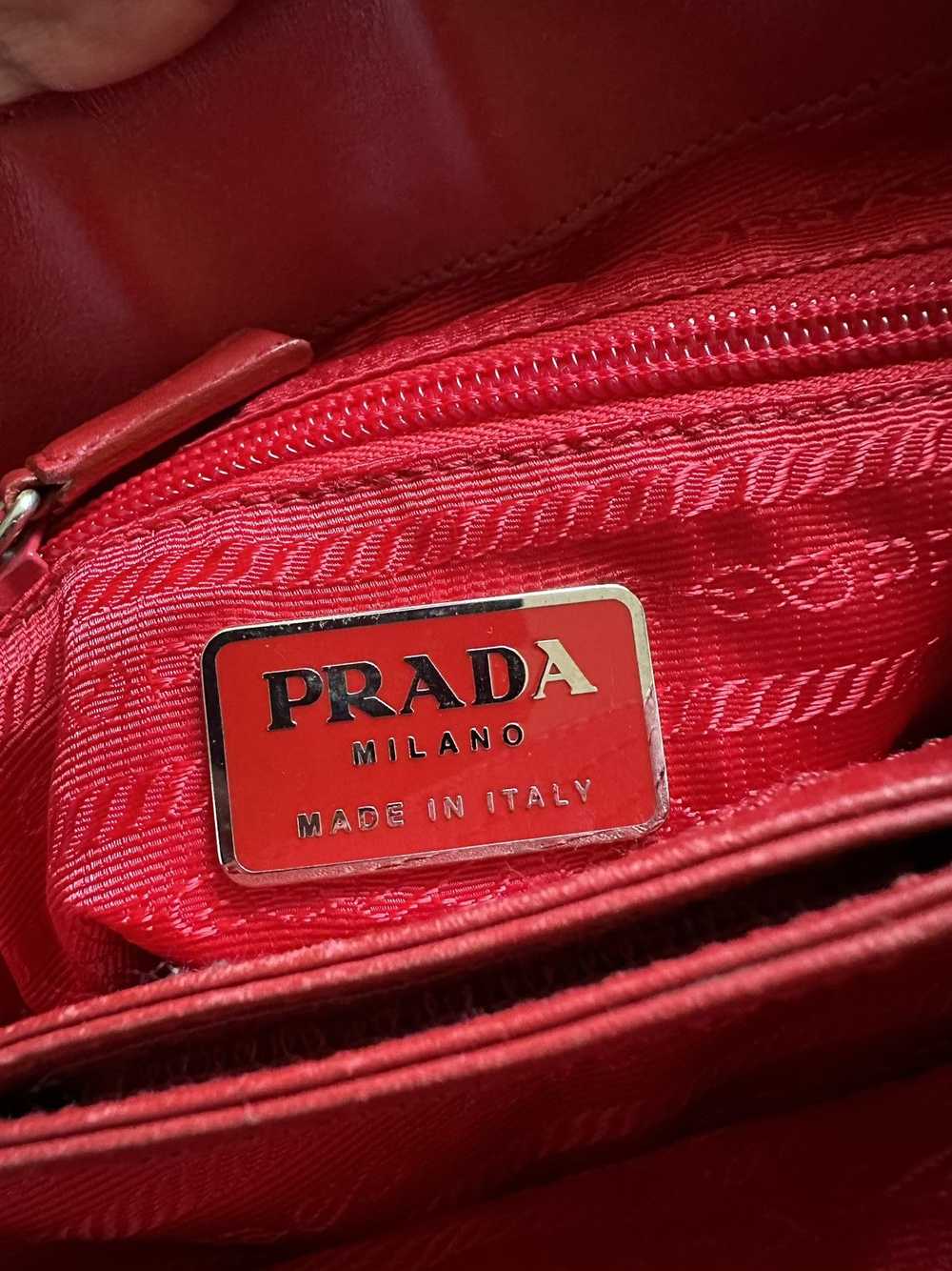 Prada 2000s Prada Sport Red Tab Logo Handbag - image 7