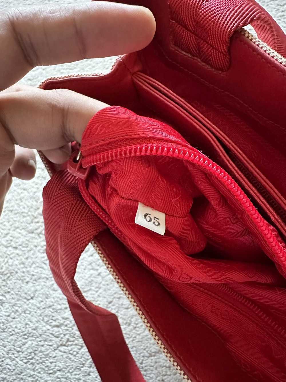 Prada 2000s Prada Sport Red Tab Logo Handbag - image 8