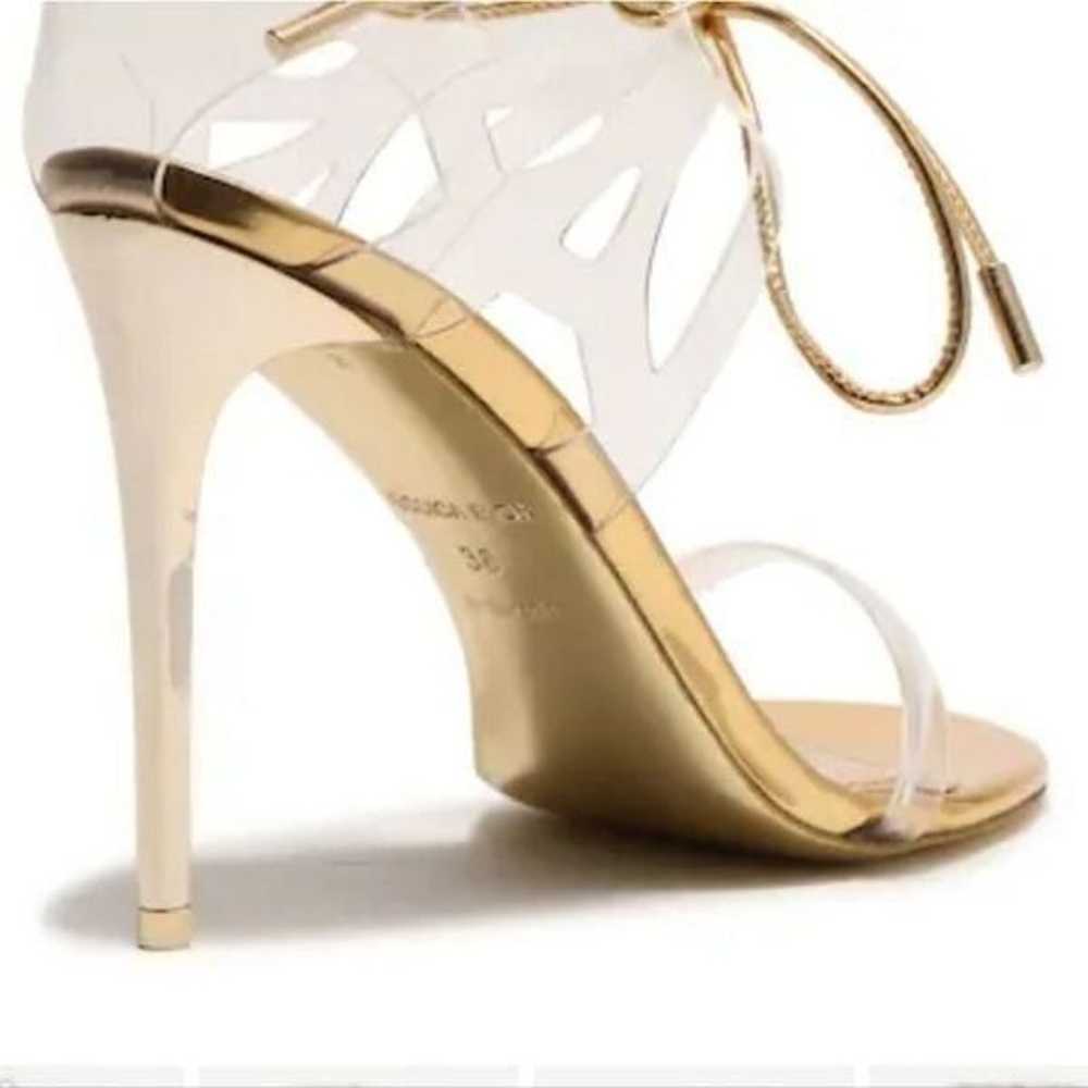 New JESSICA RICH EXPENSIVE PUMP 4.5" stiletto gol… - image 2