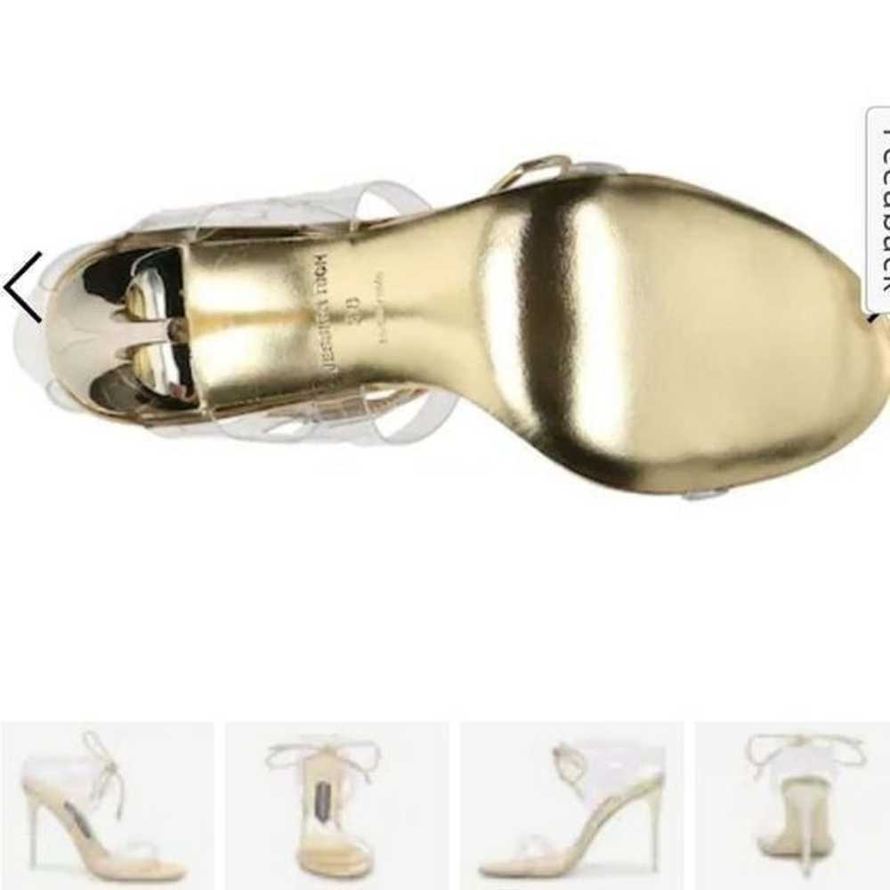 New JESSICA RICH EXPENSIVE PUMP 4.5" stiletto gol… - image 3