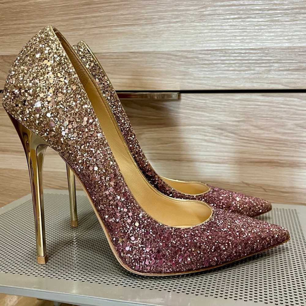 Jimmy Choo glitter ombré pumps - image 3