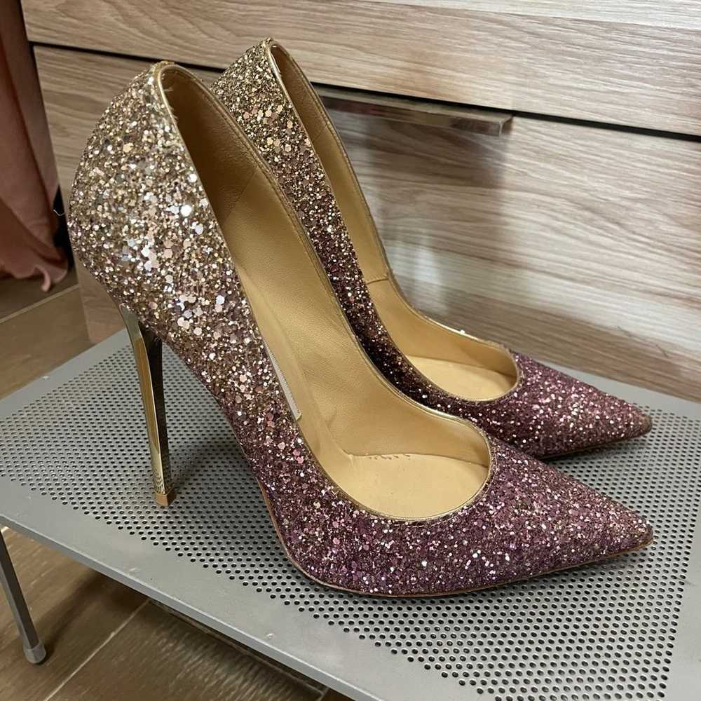 Jimmy Choo glitter ombré pumps - image 4