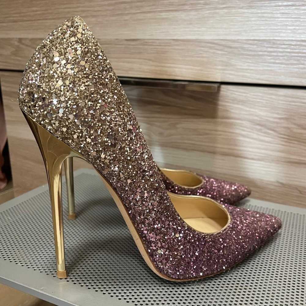 Jimmy Choo glitter ombré pumps - image 5