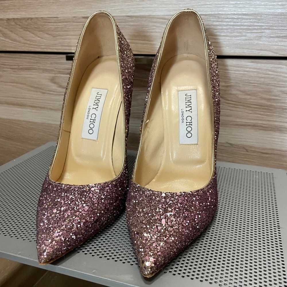 Jimmy Choo glitter ombré pumps - image 8