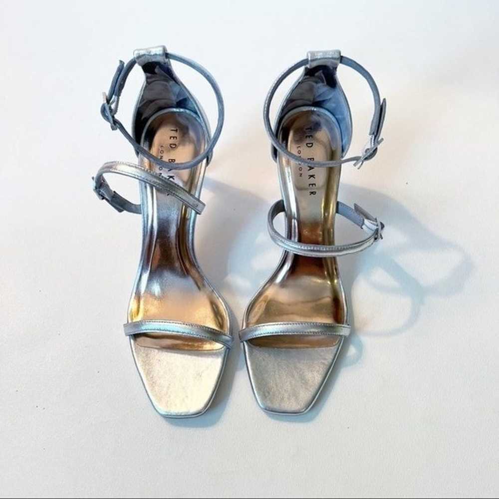 Ted Baker Triam Silver Triple Strap Sandal Size 3… - image 6