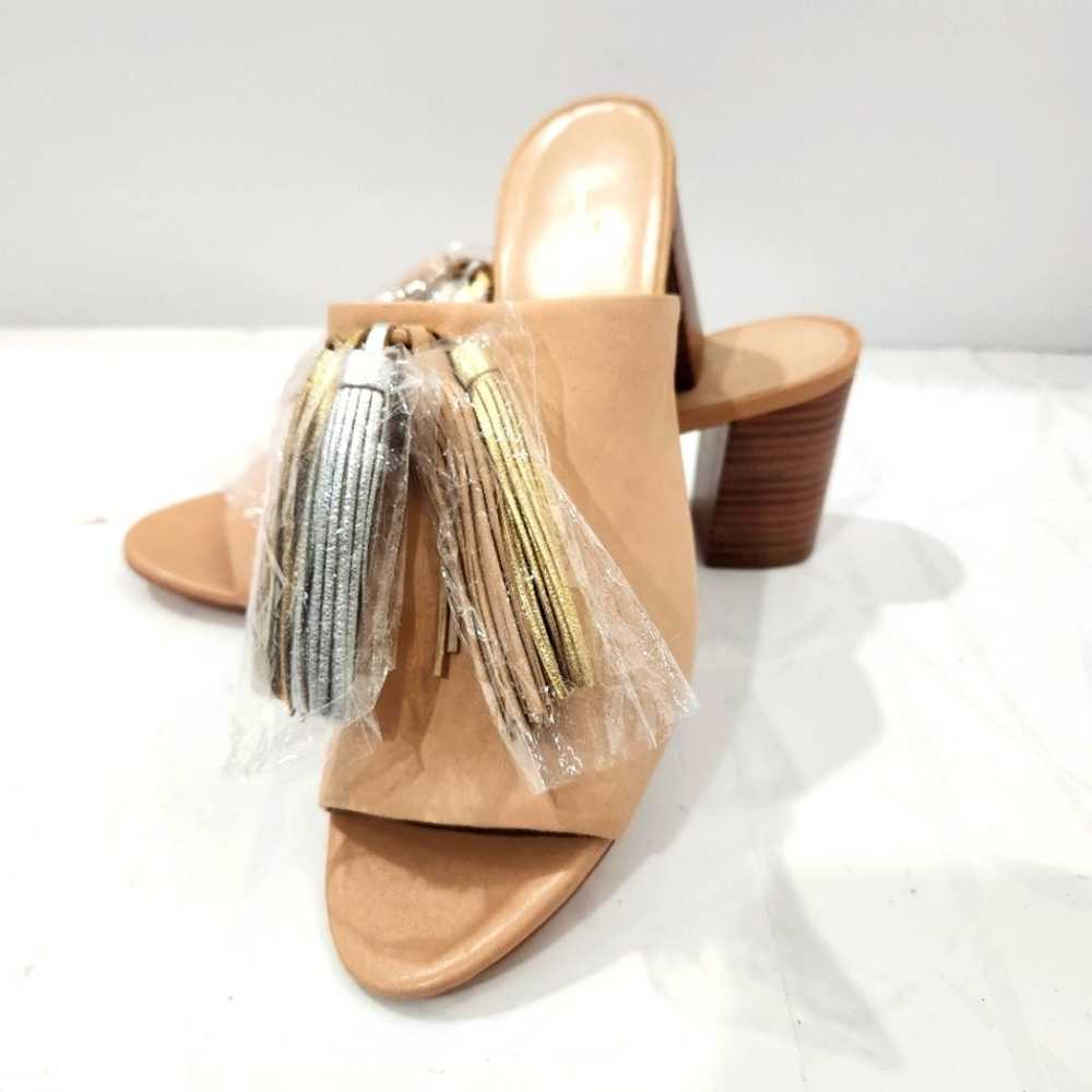 Loeffler Randall Clo Tassel Mules Sandal Shoes He… - image 2