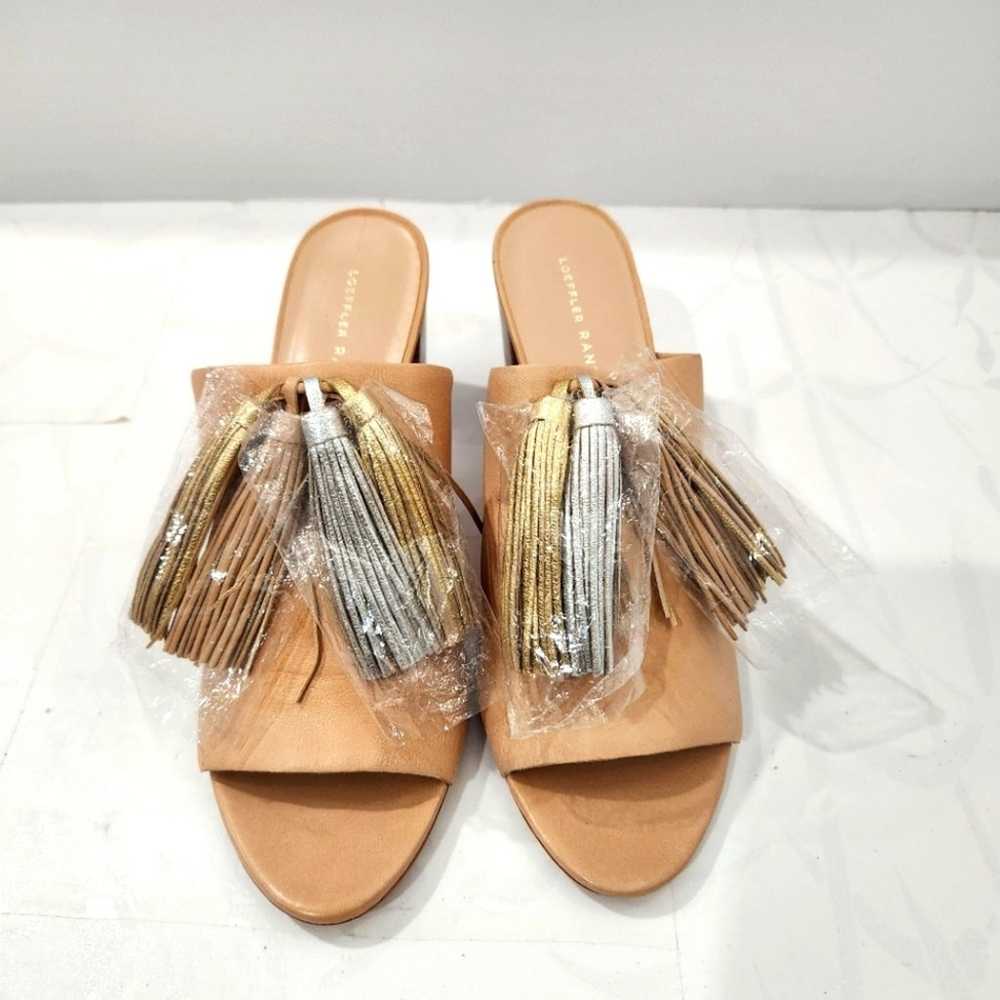 Loeffler Randall Clo Tassel Mules Sandal Shoes He… - image 3