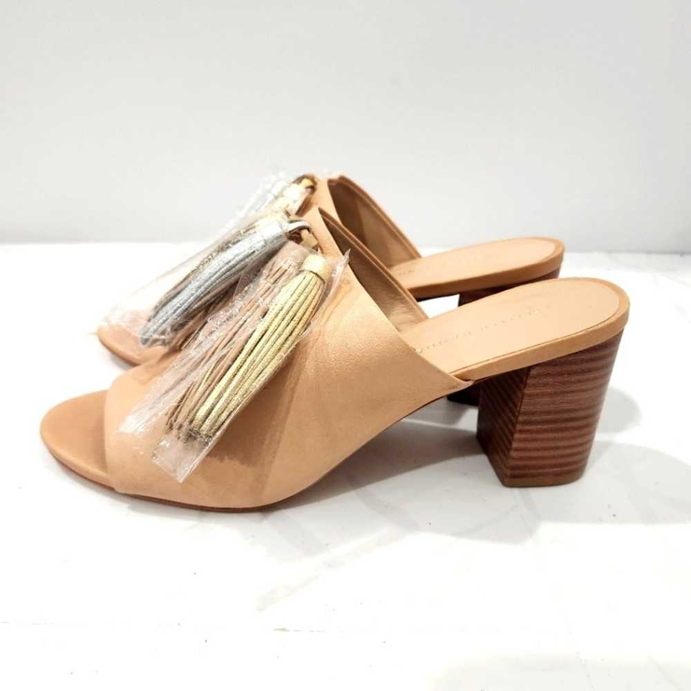 Loeffler Randall Clo Tassel Mules Sandal Shoes He… - image 5