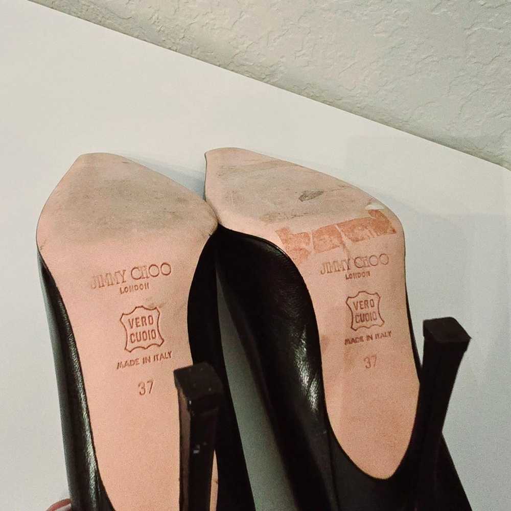 Jimmy Choo Black Pumps Size 7 (37) - image 3