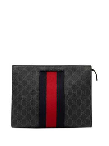 Gucci Pre-Owned 2000-2015 GG Supreme Web clutch ba