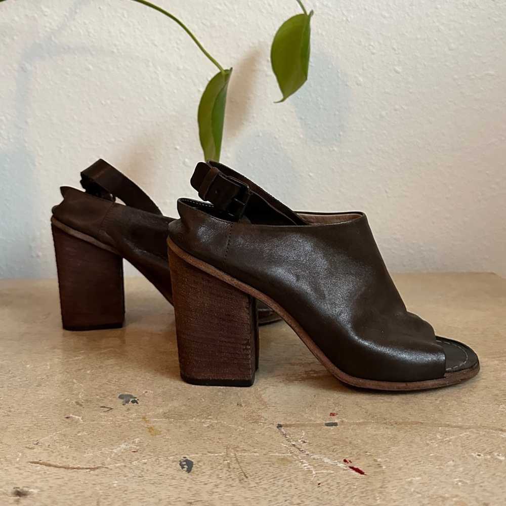 Marsèll Leather Slingback Heels - image 1