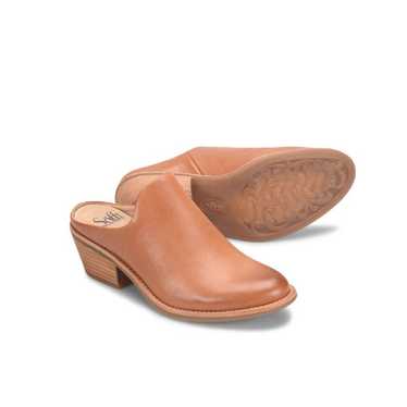 Women's Sofft Ameera Caramel Leather Mule Size 10M