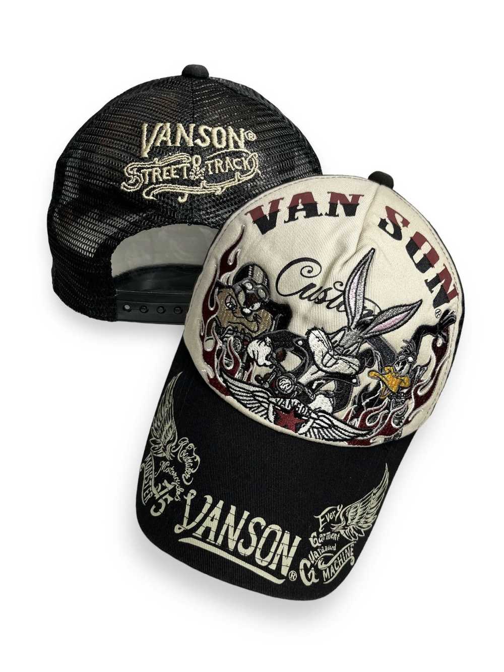 Trucker Hat × Vanson Leathers × Warner Bros 🏁VAN… - image 2