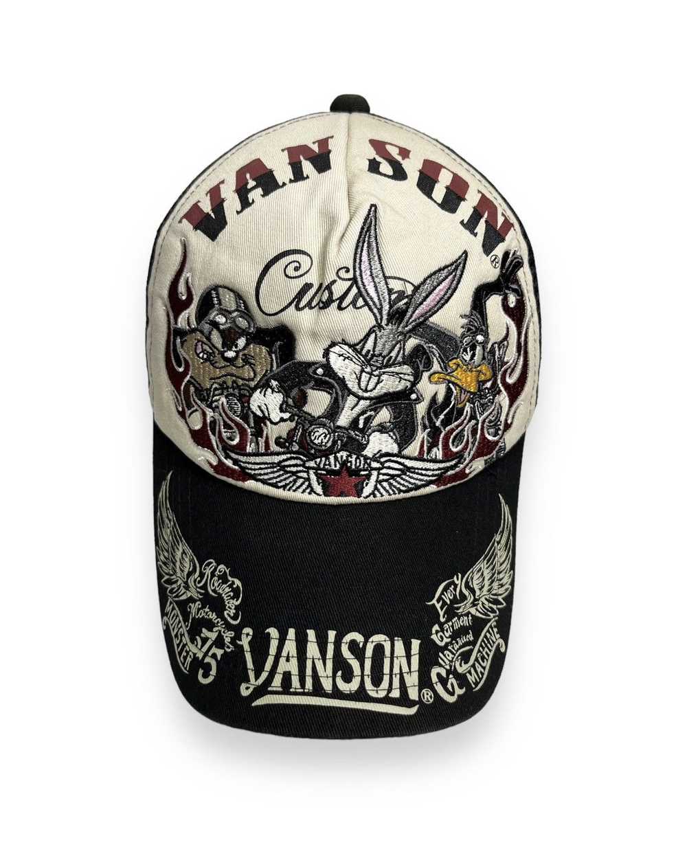 Trucker Hat × Vanson Leathers × Warner Bros 🏁VAN… - image 3