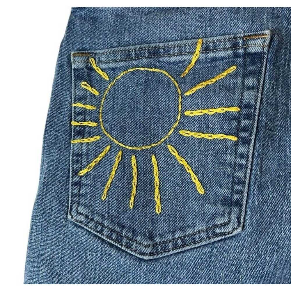 Wrangler Wrangler Embroidered Sun Fish Flowers Re… - image 10