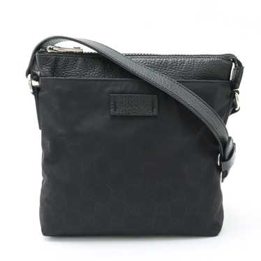 Gucci Gucci Gucci GG Nylon Leather Shoulder Bag P… - image 1