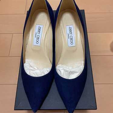 Jimmy Choo navy pumps.