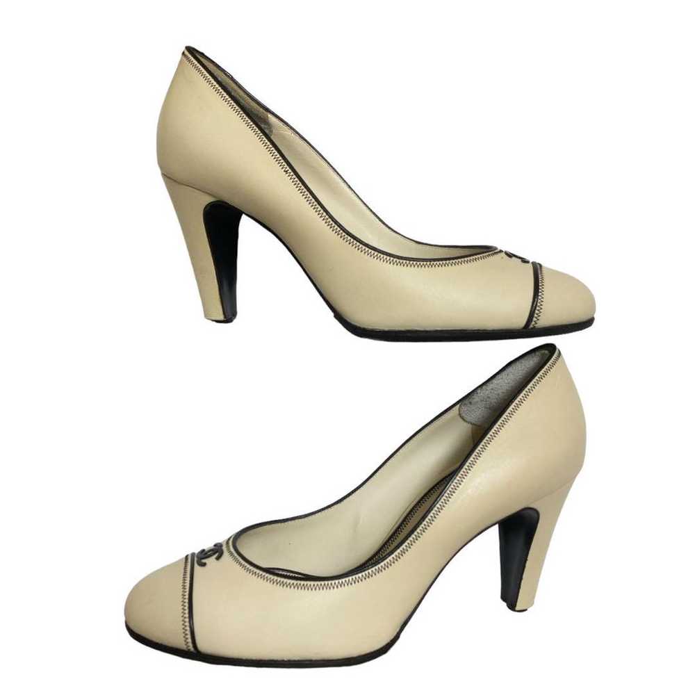 【Excellent Condition】CHANEL Coco Mark Pumps Size … - image 2