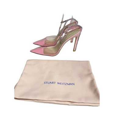 Stuart Weitzman Glam 100 Strap Pump Light Pink Co… - image 1