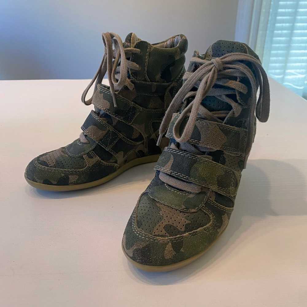 Ash Bea Army Green Olive Camoflage Camo Platform … - image 3