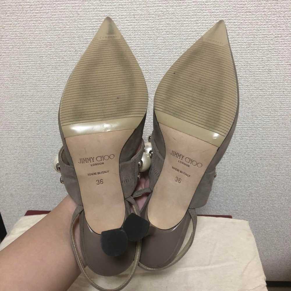 Jimmy Choo Pumps Gray Pearl Size 36 - image 5