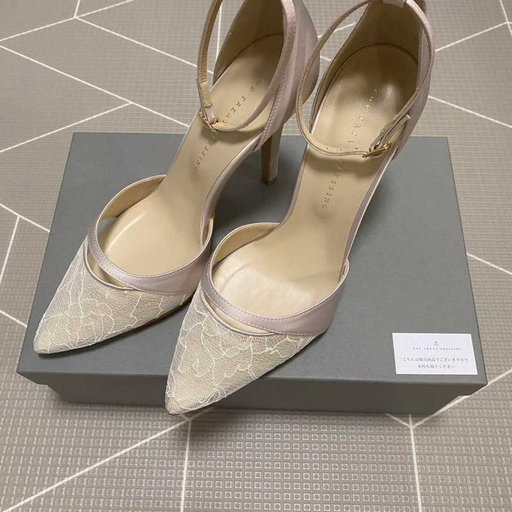 Mint-treated dressing, wedding bridal shoes pumps… - image 1