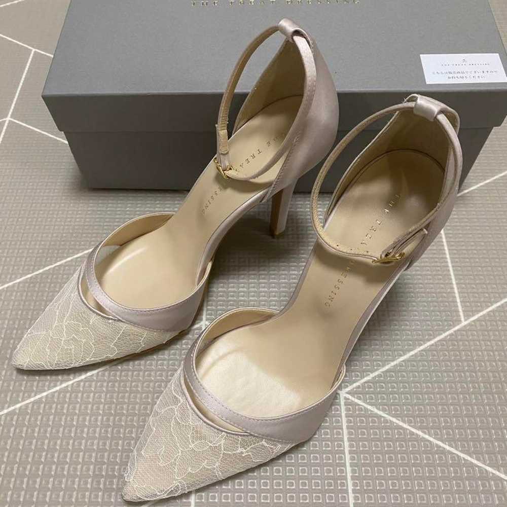 Mint-treated dressing, wedding bridal shoes pumps… - image 2