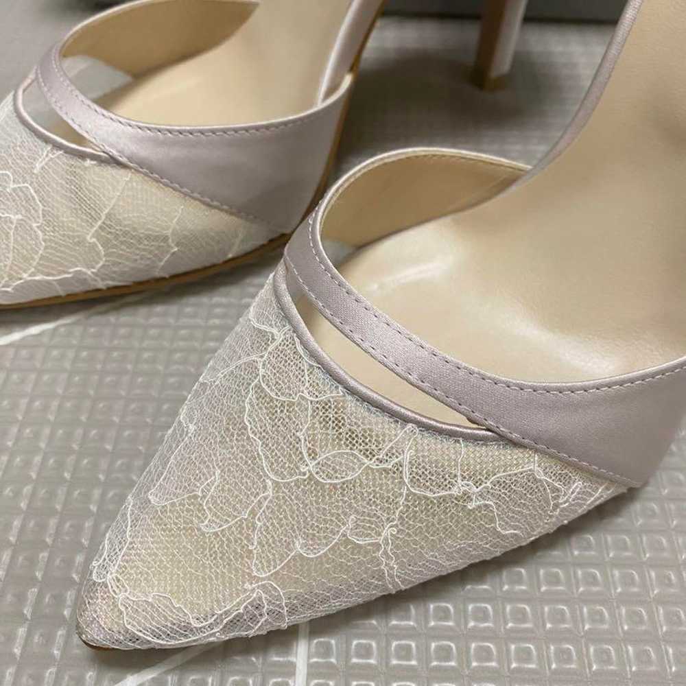 Mint-treated dressing, wedding bridal shoes pumps… - image 3