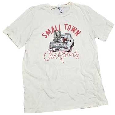 Bella canvas christmas graphic tee truck tree far… - image 1