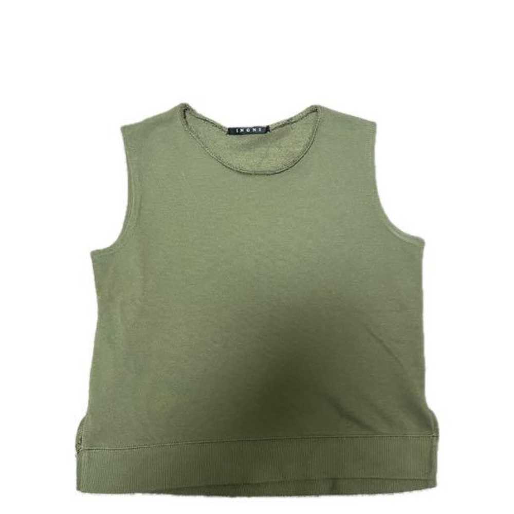 Tank top, vintage, khaki, sleeveless - image 1