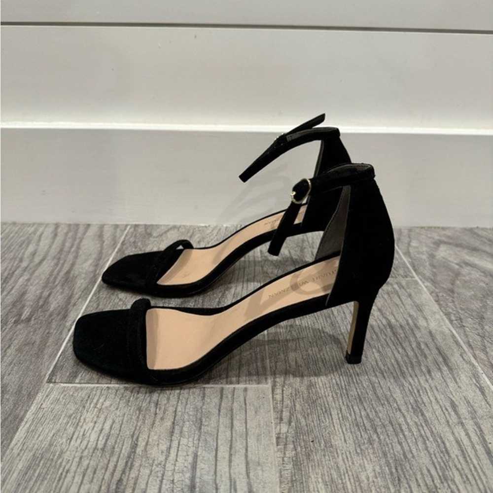 Stuart Weitzman black suede Amelina sandals - image 4