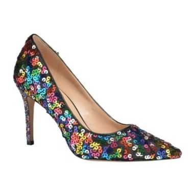 Kate Spade Valerie Rainbow Sequin High Heel Pumps… - image 1