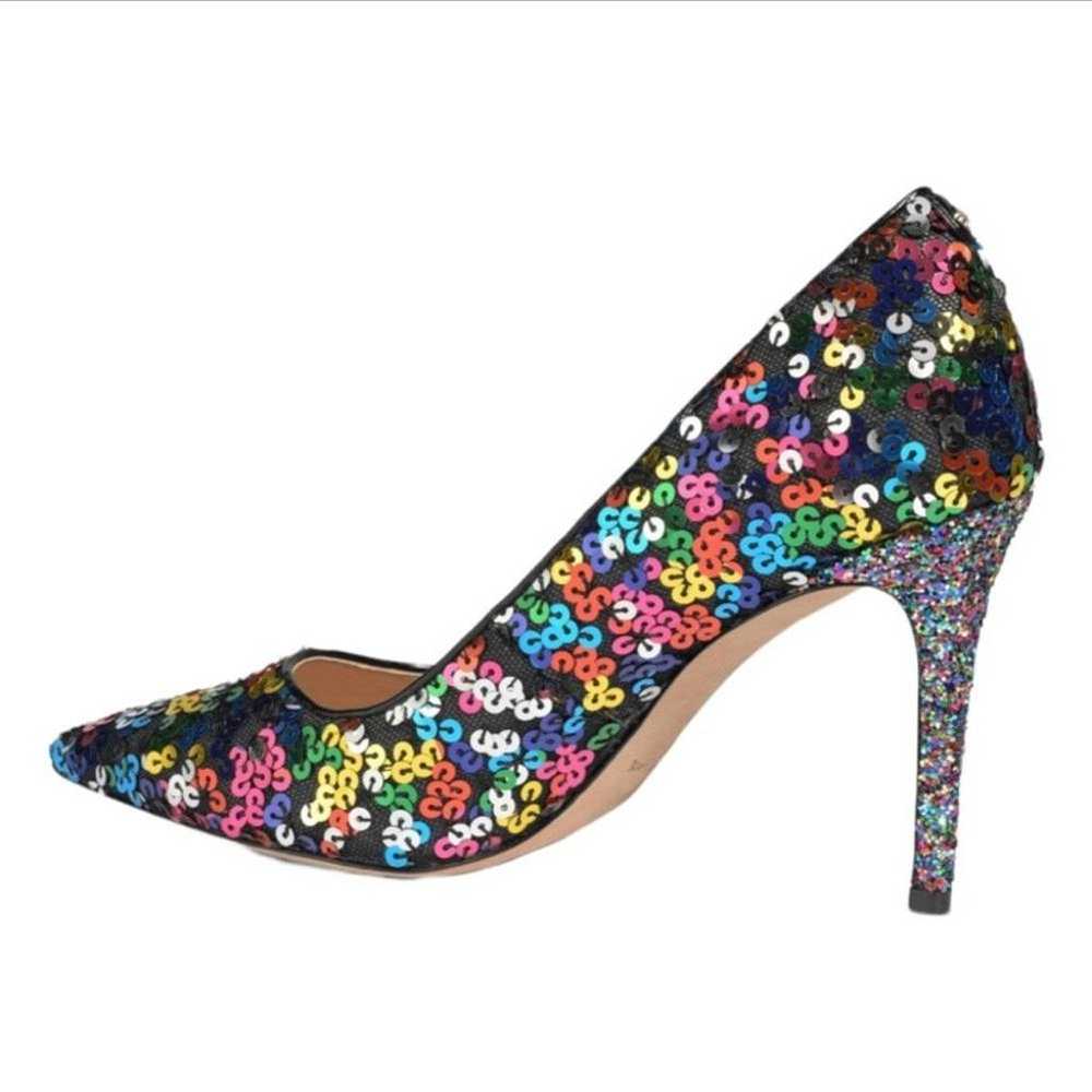 Kate Spade Valerie Rainbow Sequin High Heel Pumps… - image 2