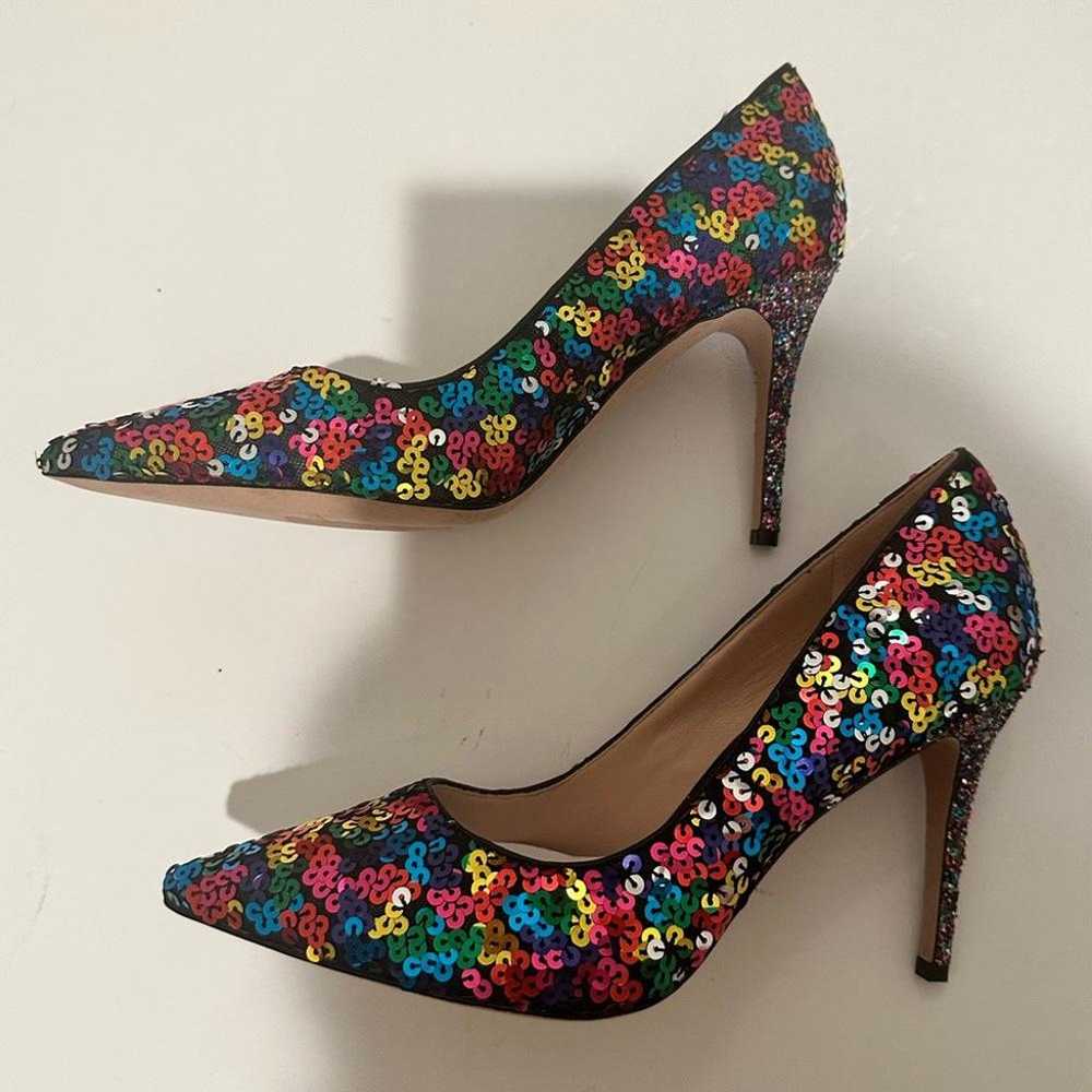 Kate Spade Valerie Rainbow Sequin High Heel Pumps… - image 6