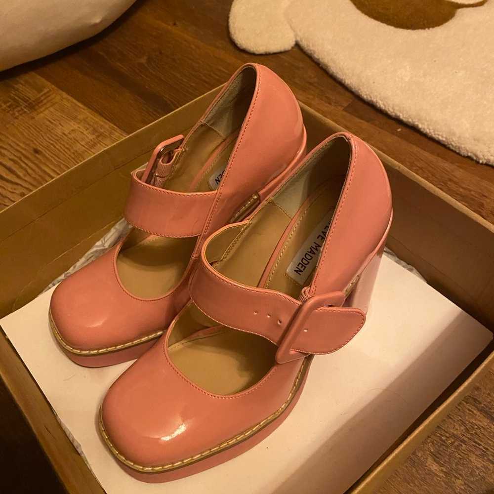 Steve Madden Chunky Heels - PINK - image 3