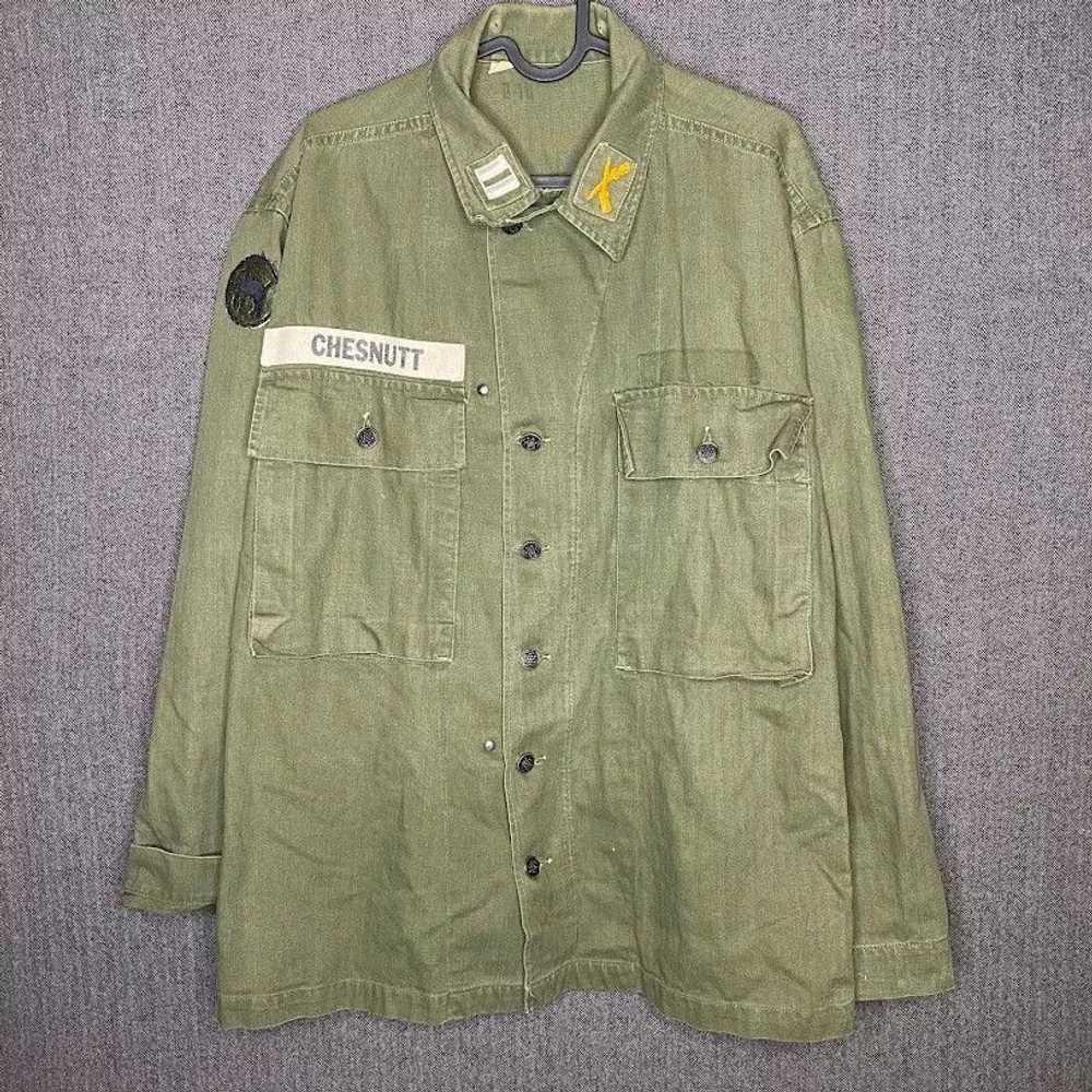 Japanese Brand × Vintage VINTAGE US ARMY HBT HERR… - image 1